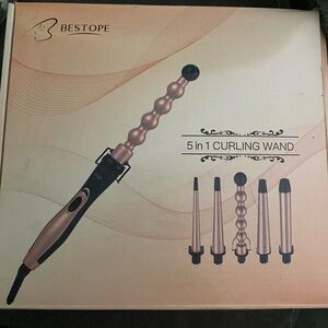 Bestope Rose Gold 5-in-1 Curling Wand